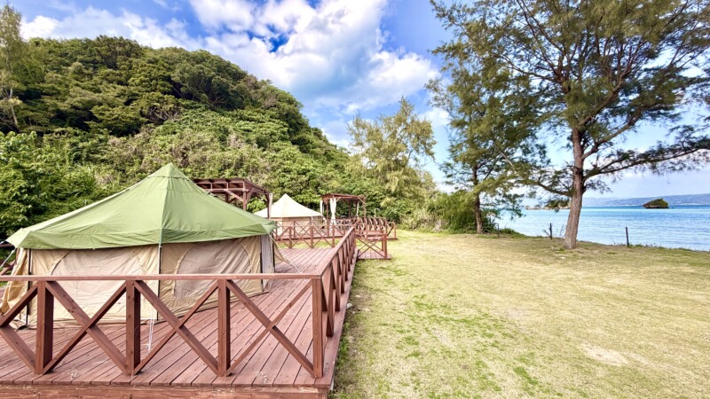 沖縄 北部 グランピング 屋我地ビーチ